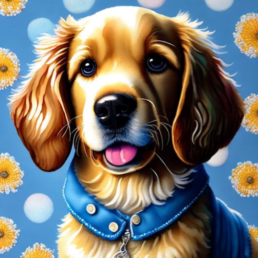 ゴールデンレトリバーパピー;犬の恋人;動物愛好家 キーホルダー