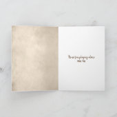 ゴールデンレトリバーパピ恋しく思ーキユーカード カード (内部)