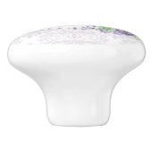 ゴールデンレトリバーパープル セラミックノブ (側面)