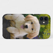 ゴールデンレトリバーベビードッグパピーおもしろいペットの写真 – - Case-Mate iPhoneケース (裏面(横))