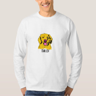 ゴールデンレトリバーポップ・アートのアート Tシャツ