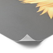 ゴールデンレトリバーポートレートブラックカラー着用 ポスター (角)