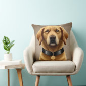 ゴールデンレトリバーポートレート クッション (椅子)