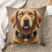ゴールデンレトリバーポートレート クッション (ブランケット)