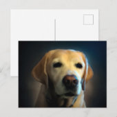 ゴールデンレトリバーポートレート ポストカード (正面/裏面)