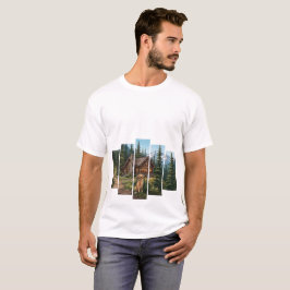 ゴールデンレトリバーマウンテンキャビン Tシャツ