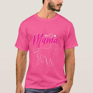 ゴールデンレトリバーマザーズデイ犬のオーナーファミリーベス Tシャツ