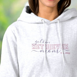 ゴールデンレトリバーママと年 パーカ