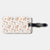 ゴールデンレトリバーママのパターン ラゲッジタグ (裏面横)