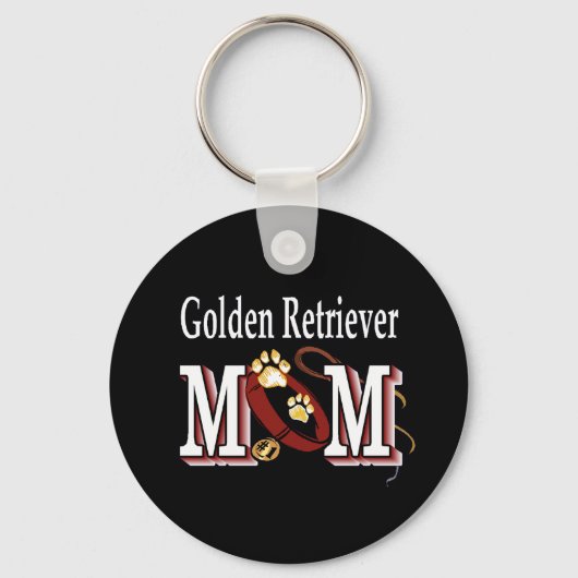 ゴールデンレトリバーママの贈り物 キーホルダー (正面)