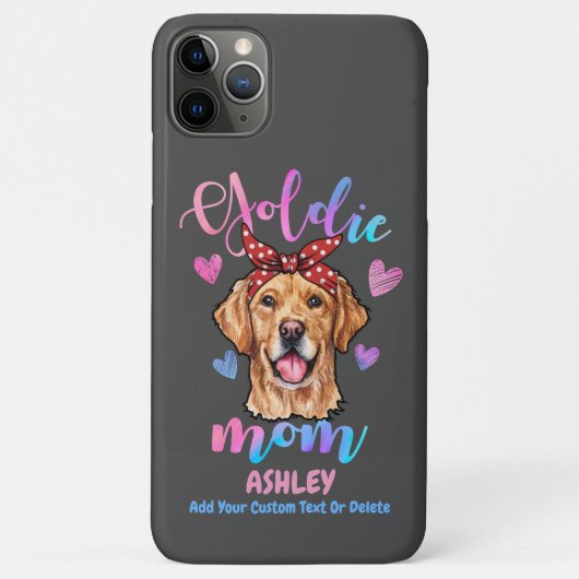 ゴールデンレトリバーママ水彩犬ママの贈り物 Case-Mate iPhoneケース (裏面)