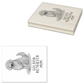 ゴールデンレトリバーママ – ドッグママ ラバースタンプ (押印)