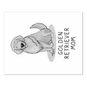 ゴールデンレトリバーママ – ドッグママ ラバースタンプ (インプリント)