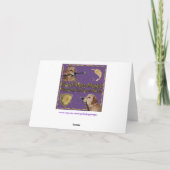 ゴールデンレトリバーモンキーバレル誕生日 カード (裏面)