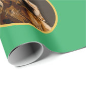 ゴールデンレトリバーラッピング紙 ラッピングペーパー (ロールコーナー)