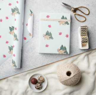 ゴールデンレトリバーラッピング紙 ラッピングペーパー