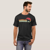 ゴールデンレトリバーレトロスタイル Tシャツ (正面フル)