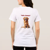 ゴールデンレトリバー両面Tシャツ トライブレンドTシャツ (裏面)