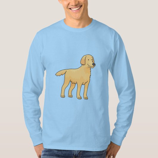ゴールデンレトリバー中心 Tシャツ (正面)