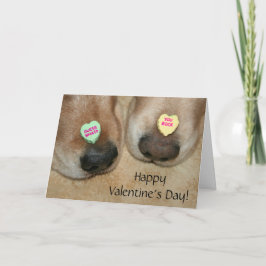 ゴールデンレトリバー会話ハートバレンタイン シーズンカード