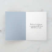 ゴールデンレトリバー先生をありがとう カード (内部)