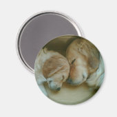 ゴールデンレトリバー冷蔵庫用マグネット マグネット (正面/裏面)