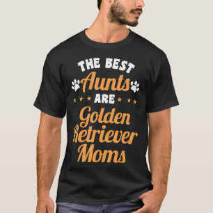 ゴールデンレトリバー叔母ティーズOゴールデンレトリバー Tシャツ