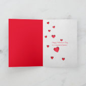 ゴールデンレトリバー口紅キスバレンタイン カード (内部)