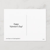 ゴールデンレトリバー夢のバレンタインデー シーズンポストカード (裏面)