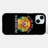 ゴールデンレトリバー大好き女子 Case-Mate iPhoneケース (裏面 (横))