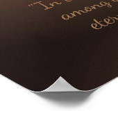 ゴールデンレトリバー天国パーソナライズされたメモリアル ポスター (角)