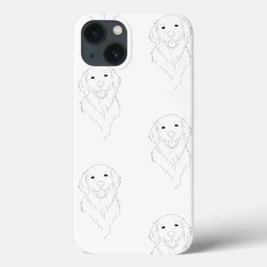 ゴールデンレトリバー好きのスマホケース Case-Mate iPhoneケース (裏面)