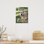 ゴールデンレトリバー学ドッグ何か新しい教室 ポスター (キッチン)