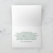 ゴールデンレトリバー居心地の良い小さなクリスマス シーズンカード (内部)