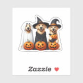 ゴールデンレトリバー幽霊ハロウィーン愛犬家 シール (シート)