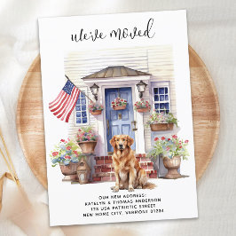 ゴールデンレトリバー愛国カスタム愛犬ペットドッグ移動 案内状