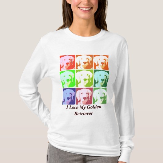ゴールデンレトリバー愛 Tシャツ (正面)