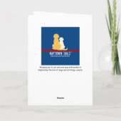 ゴールデンレトリバー感謝祭トルコのグリーティングカード シーズンカード (裏面)