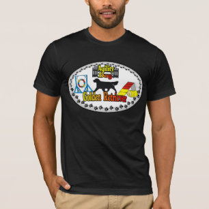 ゴールデンレトリバー機敏性ドッグギフトアパレル Tシャツ