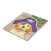 ゴールデンレトリバー海賊 タイル (側面)