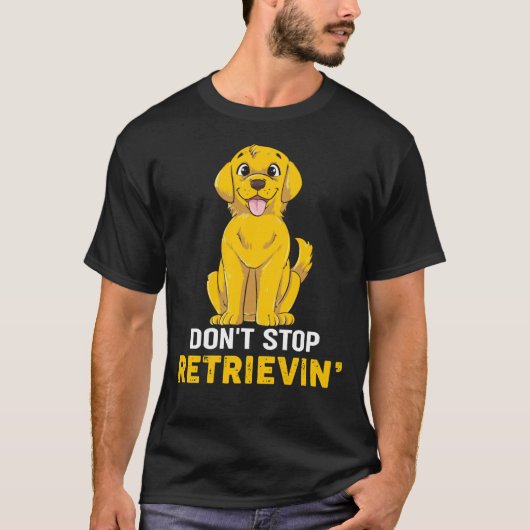 ゴールデンレトリバー犬のオーナー Tシャツ (正面)