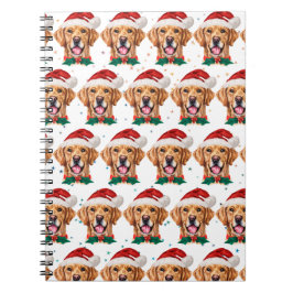 ゴールデンレトリバー犬のクリスマス ノートブック