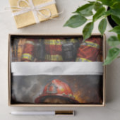 ゴールデンレトリバー犬の品種:消防士 – 薄葉紙 (ギフト)