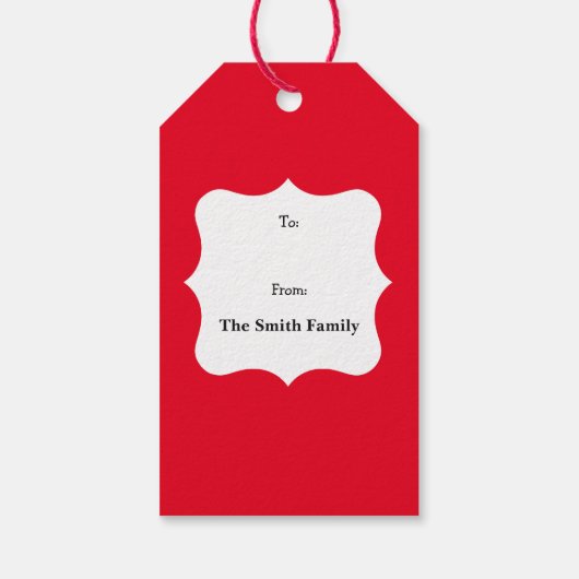 ゴールデンレトリバー犬の喜びへ世界のクリスマス ギフトタグ (裏面)