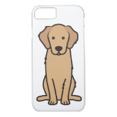 ゴールデンレトリバー犬の漫画 Case-Mate iPhoneケース (裏面)