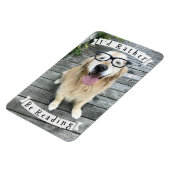 ゴールデンレトリバー犬の読方が マグネット (左側)