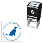 ゴールデンレトリバー犬の赤ちゃんシャワー セルフインキングスタンプ (インサイチュ)