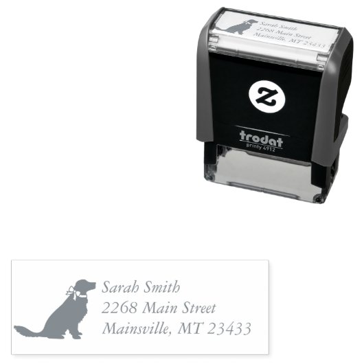 ゴールデンレトリバー犬の赤ちゃんシャワー セルフインキングスタンプ (インサイチュ)