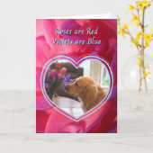 ゴールデンレトリバー犬は私のヴァレンティお気に入りのンである カード (黄色い花)