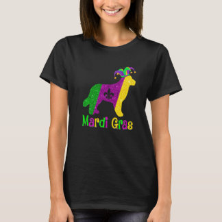 ゴールデンレトリバー犬愛好家 マルディグラ カーニバル イエス Tシャツ